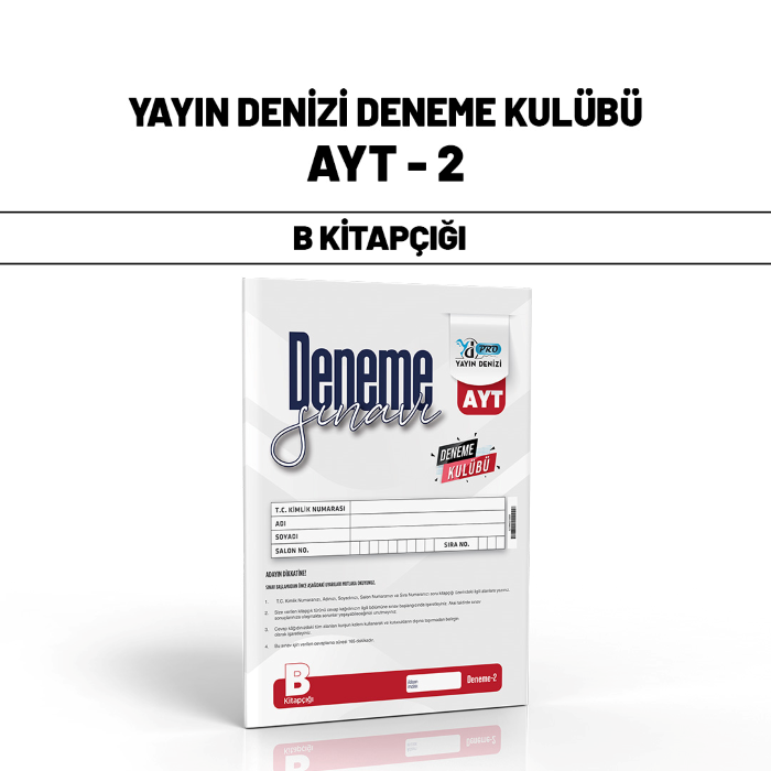 YDENİZİ YKS AYT DENEME KULÜBÜ SNV 2-B - 25-26